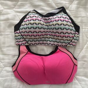 LOT of 2 Victorias Secret (VSX) Sports Bras 34B